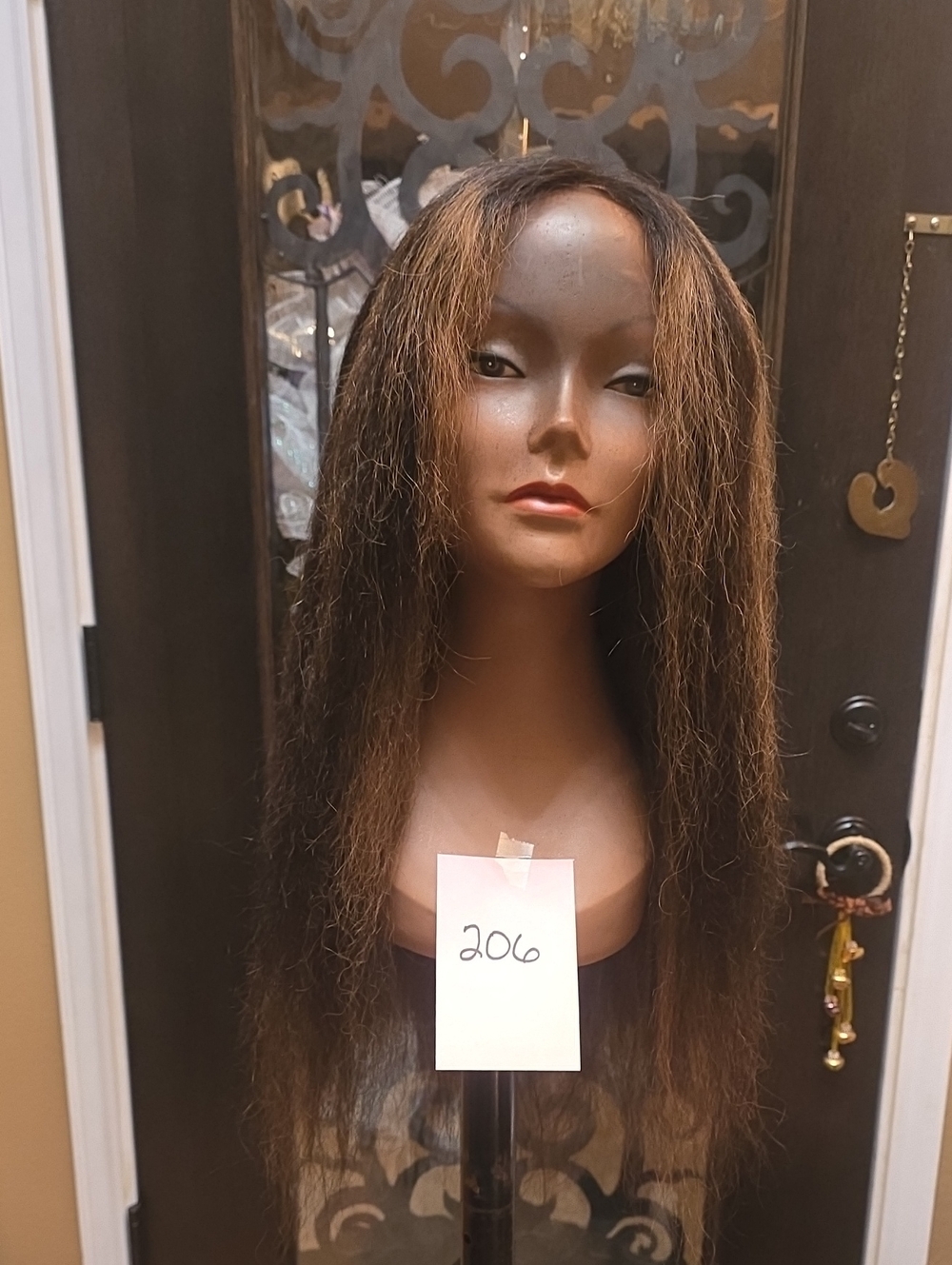 HH Kinky Straight Lace Front Wig.